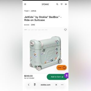 Stokke BedBox Ride-on Suitcase